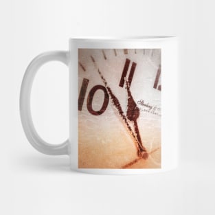 When the Clock Froze in Time Mug